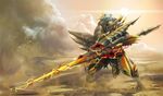  armor dust lance male_focus monster_hunter monster_hunter_mezeporta_kaitaku-ki polearm shield solo weapon 