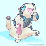  anus armor bear butt chibi cum cumshot cute eifie erection league_of_legends lying male mammal masturbation on_back open_mouth orgasm pawpads paws penis polar_bear solo spread_legs spreading video_games volibear 