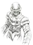  1boy adi_(adivider) armor armored_bodysuit character_mask character_request chou_uchuu_keiji_gavan_infinity commentary english_commentary full_armor gavan gavan_infinity helmet highres looking_at_viewer male_focus mask metal_hero solo tokusatsu uchuu_keiji_gavan upper_body 