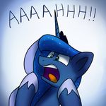  2015 anticularpony equine female feral friendship_is_magic horn mammal my_little_pony princess_luna_(mlp) screaming solo winged_unicorn wings 