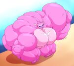 2025 4_toes alien angel_(lilo_and_stitch) antennae_(anatomy) anthro artist_collaboration back_muscles big_breasts big_muscles biped breast_markings breasts digital_drawing_(artwork) digital_media_(artwork) disney ear_markings experiment_(lilo_and_stitch) eyelashes featureless_breasts feet female fur graphenescloset hi_res huge_breasts huge_muscles hyper hyper_breasts hyper_muscles lilo_and_stitch markings muscular open_mouth open_smile pink_body pink_fur pink_tongue purple_eyes purple_nose simple_background sirmasterdufel smile solo standing toes tongue vein white_markings