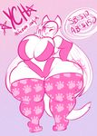  anthro camel_toe clothed clothing female hair long_hair mammal monochrome obese overweight skimpy solo tehbuttercookie unknown_species ych 