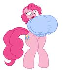  anthro badgerben big_breasts bottomless breasts earth_pony equine female friendship_is_magic horse huge_breasts hyper hyper_breasts mammal my_little_pony pinkie_pie_(mlp) pony solo 