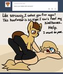  2014 backy butt cute earth_pony english_text equine fan_character female feral horse male mammal my_little_pony pony slavedemorto text 