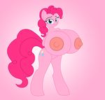  anthro areola badgerben big_breasts breasts earth_pony equine erect_nipples female friendship_is_magic horse huge_breasts hyper hyper_breasts mammal my_little_pony nipples nude pinkie_pie_(mlp) pony smile solo 