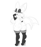  anthro areola bat big_breasts big_butt breasts butt erect_nipples female huge_breasts huge_butt mammal nipples nude ravnic rouge_the_bat sega solo sonic_(series) wings 