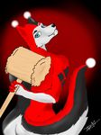  anthro canine digital_media_(artwork) dog female mammal rainebow solo wolf 