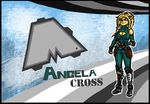 angela_cross armor elbow_pads female fur gloves lombax luraiokun mammal protopet ratchet_and_clank smile solo stripes video_games yellow_fur 