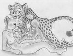  anal anal_penetration anthro azziz bandage black_and_white breastfeeding breasts butt canine cheetah cub cum cum_in_ass cum_inside cum_on_butt dumari feline female gay group licking lion male mammal monochrome penetration penis spera tongue tongue_out tradition wolf young 