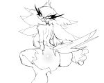 2025 3_toes absurd_res anthro areola arm_tuft avian avian_demon beak big_areola big_breasts big_butt big_eyes big_nipples biped bird bird_demon black_and_white breasts butt closed_frown crown dark_areola dark_nipples demon digital_drawing_(artwork) digital_media_(artwork) eyebrows eyelashes feather_hair feather_tuft feathers feet female frown glistening glistening_butt head_turned headgear hellaverse helluva_boss hi_res huge_areola huge_breasts inker_comics iris kneeling long_eyelashes long_pseudo_hair looking_at_viewer looking_back looking_back_at_viewer mature_anthro mature_female monochrome monotone_background mouth_closed nipples no_pupils non-mammal_breasts non-mammal_nipples nude nude_anthro nude_female owl owl_demon pseudo_hair shoulder_tuft simple_background sketch solo stella_(helluva_boss) tail tail_feathers thick_eyelashes thick_thighs thin_eyebrows three-quarter_view toes tuft white_background