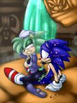  &lt;3 bdsm body_writing bondage bound breasts clothing duo erection female gag male penetration penis pherociouseso sega sex sonic_(series) sonic_the_hedgehog straight vaginal vaginal_penetration 