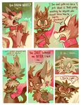  2014 alice_(floraverse) angry annoyed anthro big_dildo book canine cat collar comic dialogue dildo duo english_text feline female floraverse fur jacklyn_(floraverse) kemono mammal open_mouth purplekecleon red_eyes sex_toy text wolf 