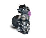  anthro canine digital_media_(artwork) latex_(artist) male mammal rubber solo transformation wolf 