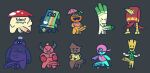 angry anthro backwards_baseball_cap backwards_hat balls baseball_cap beak black_body bottomless bow_tie boxing_gloves brown_body brown_penis candy candy_(gemsum) cereal_(gemsum) cereal_box chips_(food) chips_(gemsum) clothed clothing crossed_arms dessert domestic_pig elemental_creature eye_scar eyewear facial_scar feathers feet flora_fauna food food_creature freckles fruit fungi_fauna fungus gemsum genitals gesture green_penis_tip group hand_gesture handwear hat headgear headwear hi_res horn humanoid large_group leek leek_(gemsum) lineup male mammal middle_finger muffin muffin_(gemsum) multicolored_body multicolored_penis mushroom mushroom_(gemsum) nude onion open_mouth open_smile orange_(fruit) orange_(gemsum) orange_body orange_penis pasta pasta_(gemsum) penis pink_body pink_penis plant purple_body purple_penis red_penis red_penis_tip sausage_(gemsum) scar shirt skateboard smile snout soda_(gemsum) soda_bottle speckled_penis striped_genitalia striped_penis stripes suid suine sunglasses sus_(pig) t-shirt tail tail_feathers talons tank_top toes topwear tropical_beverage two_tone_body two_tone_penis vegetable vehicle vest white_body white_penis