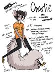  anthro black_hair blush charlie clothing dormouse english_text eyewear glasses hair hipster jeans male mammal model_sheet rodent shirt skinny sneakers solo text urbangrizzly 