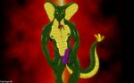  2008 abs anthro biceps bulge clothing cobra erection fabfelipe flexing looking_at_viewer male muscles pecs penis pose raised_tail reptile scalie snake solo standing thong tongue tongue_out underwear 