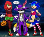 anthro blush breasts dickgirl doomington english_text girly group intersex knuckles_the_echidna male miles_prower multi_cock penis pimp pimp_hat sega small_breasts sonic_(series) sonic_the_hedgehog sonicharinezumi text vpl wide_hips 