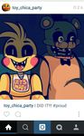  animatronic anthro blood duo female five_nights_at_freddy&#039;s five_nights_at_freddy&#039;s_2 freddy_(fnaf) instagram machine male mechanical proud robot selfie smile toy_chica_(fnaf) 