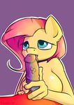  absurd_res anthro big_macintosh_(mlp) blue_eyes breasts duo equine female fluttershy_(mlp) friendship_is_magic hair hi_res horse licking male mammal my_little_pony open_mouth oral penis pink_hair sex straight tetrodotoxine tongue tongue_out vein 