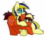  2014 cute duo earth_pony equine fan_character female feral hair horn horse male mammal my_little_pony pony slavedemorto unicorn 