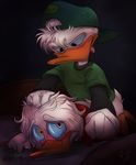  anal anal_penetration anthro avian bird brothers cakenoodlepaddy crying disney duck duo forced gay hat huey_duck incest louie_duck male penetration quack_pack rape sibling tears 