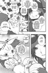  angry anthro black_hair blush calem canine comic eyewear female fennekin fox glasses hair hat human inumimi_moeta kemono male mammal nintendo pok&eacute;mon short_hair translated video_games 