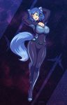  animal_ears blazbaros breasts cleavage clothed clothing female fox_ears human humanized humanoid krystal mammal nintendo open_mouth solo star_fox video_games 