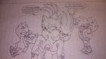  amy_rose anthro balls blaze_the_cat breasts cowgirl_position dialogue duo english_text female huge_balls humor lined_paper male multiple_scenes on_top penetration penis pun rouge_the_bat sega sex shadow_the_hedgehog silver_the_hedgehog sonic_(series) sonic_the_hedgehog straddling straight text vaginal vaginal_penetration 