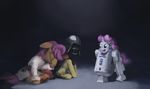  2014 apple_bloom_(mlp) cannibalus crossover cub darth_vader earth_pony equine female feral friendship_is_magic group horn horse luke_skywalker mammal my_little_pony pegasus pony r2-d2 scootaloo_(mlp) star_wars sweetie_belle_(mlp) unicorn wings young 