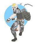  aimee-lesley-sim anthro army artic_wolf belt black_nose blonde_hair blue_eyes canine clothing explosives fingerless_gloves fur gloves grenade hair looking_at_viewer male mammal military plain_background solo throwing white_fur wolf 