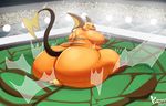  ambiguous_gender anthro battle big_butt butt crater crowd death_by_snoo_snoo digital_media_(artwork) duo earthquake facesitting huge_butt kazecat lights nintendo obese overweight pikachu pok&eacute;mon raichu size_difference solo_focus squashing stadium video_games 