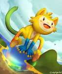  2014 ambiguous_gender anthro avian bird blush bubble cat digital_media_(artwork) feline flying hang_glider happy mammal mascot mytigertail olympics smile solo sugarloaf_mountain vinicius 