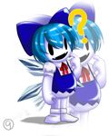  ? araki_(qbthgry) blue_hair bow cirno cosplay crossover jack_frost megami_tensei no_humans parody shin_megami_tensei touhou 