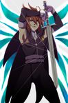  kratos_aurion male_focus matano_maya solo sword tales_of_(series) tales_of_symphonia weapon 