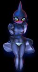  2014 anthro anthrofied black_background blush breasts censored elpatrixf female ghost hi_res looking_down navel nintendo plain_background pok&eacute;mon pok&eacute;morph shuppet solo spirit standing video_games yellow_eyes 