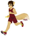  alpha_channel baton herpestid male mammal mongoose pollo-chan running simple_background solo transparent_background 