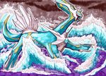  ambiguous_gender dialga krokus00 nintendo pok&eacute;mon red_eyes solo video_games water 