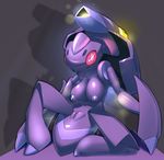  2014 anthro areola big_breasts breasts elpatrixf female genesect legendary_pok&eacute;mon nintendo nipples nude pok&eacute;mon pussy solo video_games 