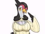  avian big_breasts bird breasts clothing female kakuheiki nintendo pok&eacute;mon tranquill video_games 