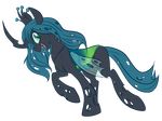  2014 alpha_channel britishstarr changeling fangs female friendship_is_magic green_eyes green_hair hair holes looking_at_viewer my_little_pony plain_background queen_chrysalis_(mlp) sharp_teeth slit_pupils solo teeth transparent_background wings 