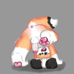  anthro anus ass_up balls black_body black_ears black_fur black_nose black_tail blue_eyes butt canid canine erection feet fox fox_ears fox_tail fur genitals green_eyes hair hands_on_ground heterochromia hi_res humanoid_genitalia humanoid_penis inner_ear_fluff kirikopoyo looking_back male mammal multicolored_body multicolored_fur nude nude_anthro nude_male one_leg_on_ground one_leg_up open_mouth orange_body orange_fur orange_tail pawpads paws penis pose presenting presenting_anus raised_leg raised_tail rear_view red_pawpads red_penis signature slushi_(dogekeen) smile solo tail teeth tongue tuft white_body white_fur white_hair white_paws white_penis 