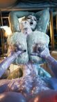  3d_(artwork) abs absurd_res alien areola arms_above_head asari big_breasts big_penis bioware blue_body bodily_fluids breast_grab breast_play breast_squish breasts cum cum_drip cum_on_body cum_on_breasts cum_on_face cum_on_penis cum_on_self dark_areola dark_nipples digital_media_(artwork) dripping duo electronic_arts eyes_closed female genital_fluids genitals gynomorph hand_on_breast hi_res huge_breasts huge_hips huge_penis humanoid intersex intersex/female mass_effect nipples nude open_mouth penis pseudo_hair purple_body raised_arm rigid3d samara sex squish tentacle_hair tentacles titfuck wide_hips 