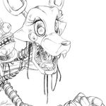  2014 animatronic anthro canine creepy female five_nights_at_freddy&#039;s five_nights_at_freddy&#039;s_2 fox machine mammal mangle_(fnaf) mechanical robot soina solo 