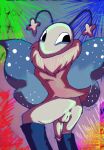 abstract_background anthro anus arthropod balls blue_body blushcrunch_studio butt butterfly clothed clothing dandy's_world digital_drawing_(artwork) digital_media_(artwork) erection fluffy flyte_(dandy's_world) fur genitals half_naked happy hi_res insect lepidopteran looking_at_viewer male mouthless penis photo_manipulation photography_(artwork) pink_body pose presenting presenting_hindquarters roblox shaded solo spread_wings toon_(dandy's_world) traditional_media_(artwork) white_body wings yoshreveluv