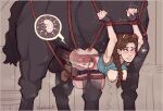 accessory ahegao animal_genitalia animal_penis balls bdsm belly_riding bestiality bestiality_impregnation biped black_balls black_body black_fur blush blush_lines bodily_fluids bondage boots border bound breasts brown_eyes brown_hair clothing cum cum_in_uterus cum_in_vagina cum_inside digital_media_(artwork) duo ejaculation equid equine equine_genitalia equine_penis erection eyewear female female_human female_on_feral female_penetrated feral feral_penetrating feral_penetrating_female feral_penetrating_human footwear fur genital_fluids genitals glasses hair heart_eyes heart_symbol horse human human_focus human_on_feral human_penetrated impregnation internal internal_vaginal interspecies kepchuk lara_croft larger-male looking_pleasured male male/female male_penetrating male_penetrating_female mammal nipples not_furry_focus nude nude_female penetration penile penile_penetration penis penis_in_vagina restraints rope rope_bondage rope_harness sex shoes size_difference smaller_female smaller_human smaller_penetrated sperm_cell sweat sweaty_breasts teeth tomb_raider uterus vaginal vaginal_penetration vein veiny_penis x-ray_view
