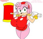  2014 amy_rose anthro big_breasts breasts daredemon7000 female habbodude hedgehog huge_breasts mammal sega solo sonic_(series) 