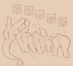2025 animal_genitalia animal_penis animal_vulva anus balls bodily_fluids butt cold-blooded-twilight cuff_(restraint) earth_pony equid equine equine_anus equine_genitalia equine_penis equine_vulva female feral flaccid flared_penis genital_fluids genitals group hair hasbro hooves horn horse lineup lineup_wall long_hair lying male mammal monochrome my_little_pony mythological_creature mythological_equine mythology on_back penis photo pony puffy_anus question_mark restraints scut_tail short_tail steamy_butt sweat sweaty_butt tail tail_cuff tail_tuft through_wall tremble_spikes tuft unicorn vaginal_fluids vulva