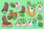 4_toes akysha ambiguous_anthro ambiguous_gender anthro barefoot beverage beverage_can brown_body brown_fur candy canid canine cherry_pie_(food) claws crushed_can crushed_object crushing_can crushing_object dessert earth feet food food_fetish food_on_feet food_play foot_fetish foot_focus foot_on_food foot_shot fur golden_wreath green_background green_pawpads gum hi_res hindpaw holding_with_foot mammal multicolored_body multicolored_fur pastry paw_shot pawpads paws paws_only pie planet presenting simple_background slime soda solo spread_toes stepping sticky toe_claws toes white_body white_fur wreath