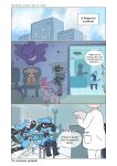 absurd_res after_transformation ambiguous_gender anthro canid clothing coat comic dialogue eeveelution english_text floragato generation_1_pokemon generation_4_pokemon generation_6_pokemon generation_9_pokemon gengar group heterochromia hi_res human inside lab_coat legendary_pokemon lisher001 male mammal nintendo ogerpon pikachu pokemon pokemon_(species) red_eyes riolu splitting sylveon text topwear transformation yellow_eyes