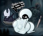 abdominal_bulge arthropod bad_end belly big_belly bodily_fluids breasts dialogue digestion digital_media_(artwork) duo fatal_vore female female/female female_pred female_prey forced hi_res hollow_knight:_silksong hollow_knight_(franchise) hornet_(hollow_knight) huge_belly internal lace_(hollow_knight:_silksong) navel nipples one_eye_closed oral_vore organs pincoosh signature silk speech_bubble stomach stomach_acid team_cherry unwilling_prey vore willing_pred